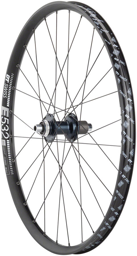 Quality Wheels Shimano SLX/DT E532 Rear Wheel - 27.5", 12 x 148mm, Center-Lock, Micro Spline, Black