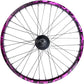 Salt EX Rear Wheel - 20", Black/Purple Splatter, RHD