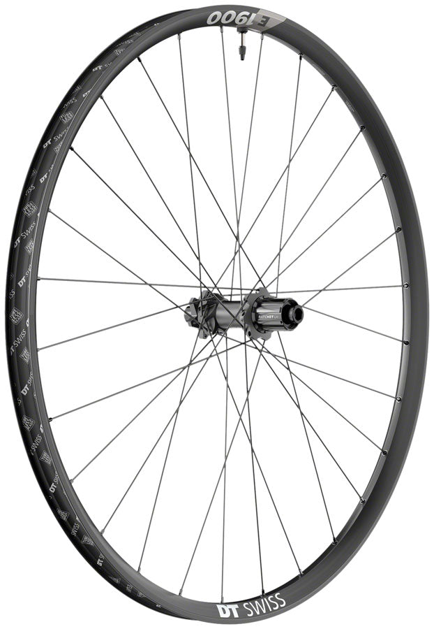 DT Swiss E 1900 Spline 30 Rear Wheel - 27.5", 12 x 148mm, 6-Bolt, HG 11 MTN, Black