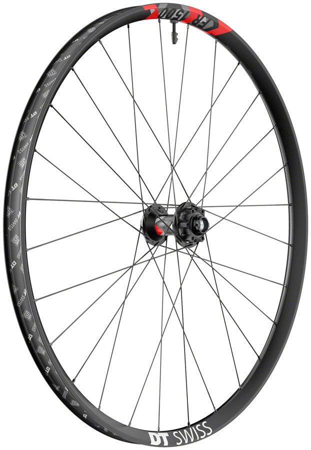 DT Swiss 27.5" Fr 1500 Fr 1500 Classic MTB Front Bicycle Wheel, Black Double Wall Rim, 28 Spoke