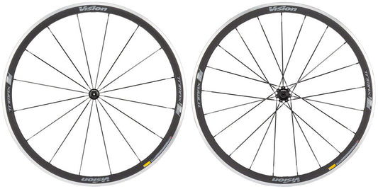 Vision Trimax 35 Wheelset - 700, QR x 100/130mm, Rim Brake, HG 11, Black, Clincher