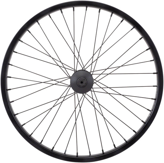 We The People Helix Front Wheel - 20", 3/8" x 100mm, Rim Brake, Black, Clincher
