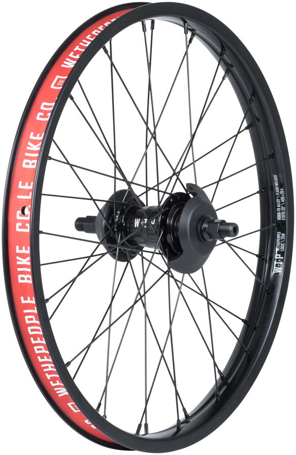 We The People Helix Rear Wheel - 20", 14 x 110mm, Rim Brake, LSD Cassette, Black, Clincher