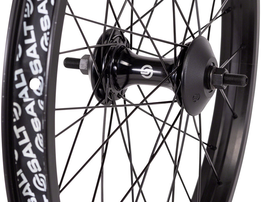 Salt EX Front Wheel - 20", 3/8" x 100mm, Rim Brake, Black, Clincher