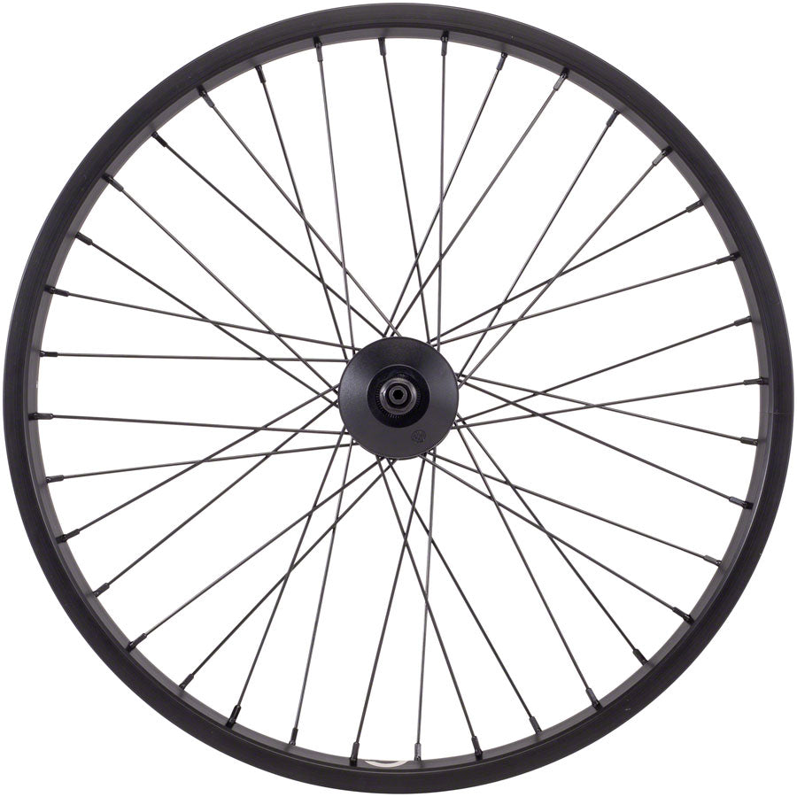 Salt EX Front Wheel - 20", 3/8" x 100mm, Rim Brake, Black, Clincher