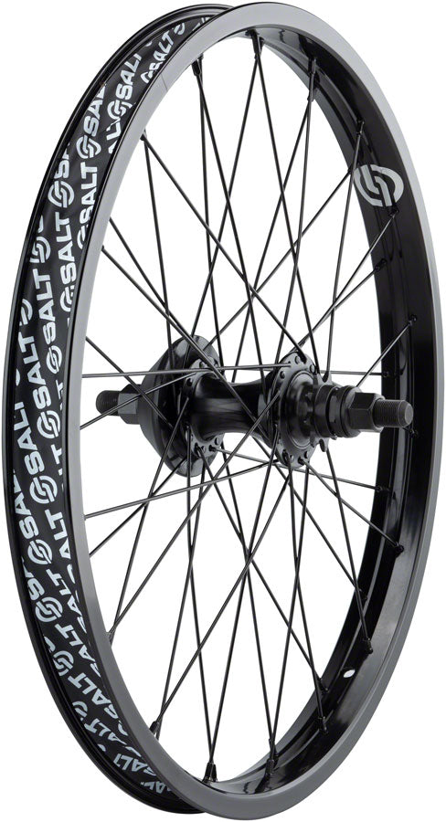 Salt EX Rear Wheel - 20", 14 x 110mm, Rim Brake, Cassette, Black, Clincher