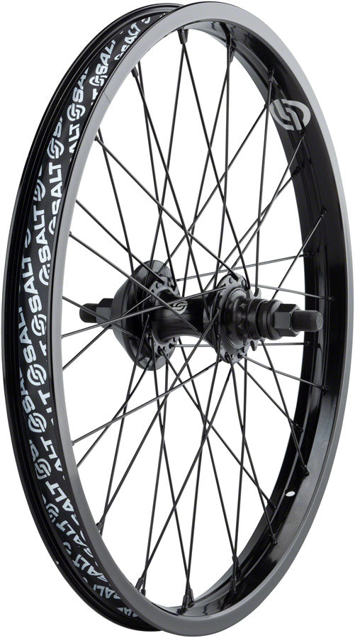 Salt EX Rear Wheel - 20", 14 x 110mm, Rim Brake, LSD Cassette, Black, Clincher