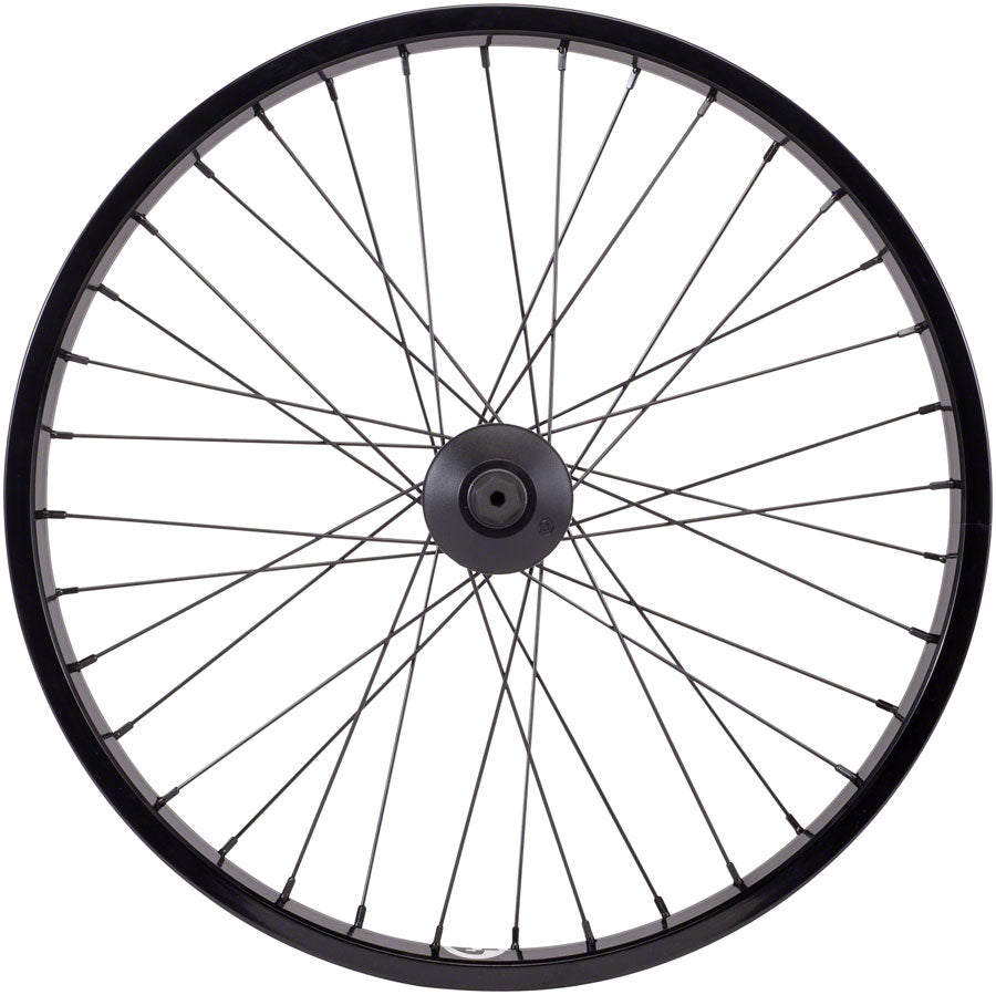 Salt Plus Summit Front Wheel - 20", 3/8" x 100mm, Rim Brake, Black, Clincher