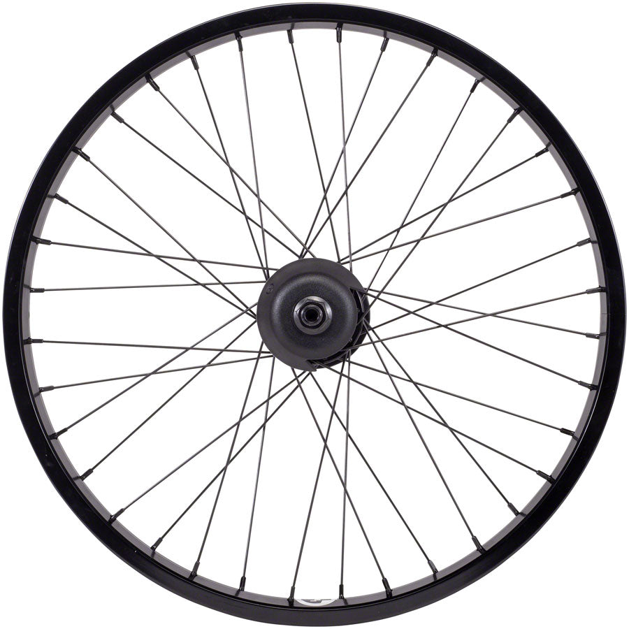 Salt Plus Summit Rear Wheel - 20", 14 x 110mm, Rim Brake, Freecoaster, Black, Clincher