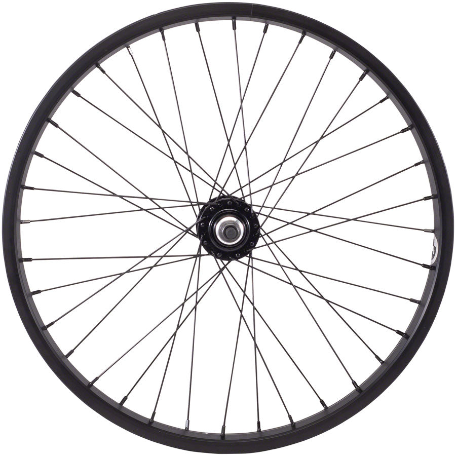 Salt Everest Front Wheel - 20", 3/8" x 100mm, Rim Brake, Black, Clincher