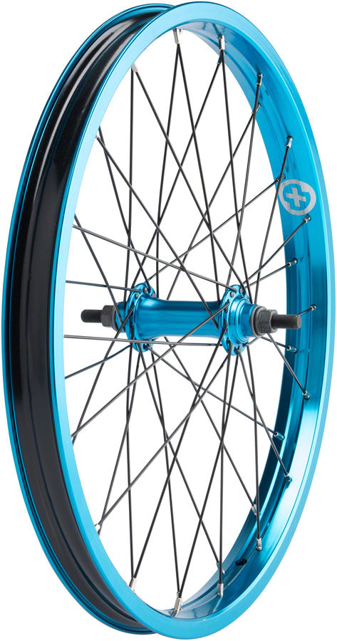 Salt Everest Front Wheel - 20", 3/8" x 100mm, Rim Brake, Blue, Clincher