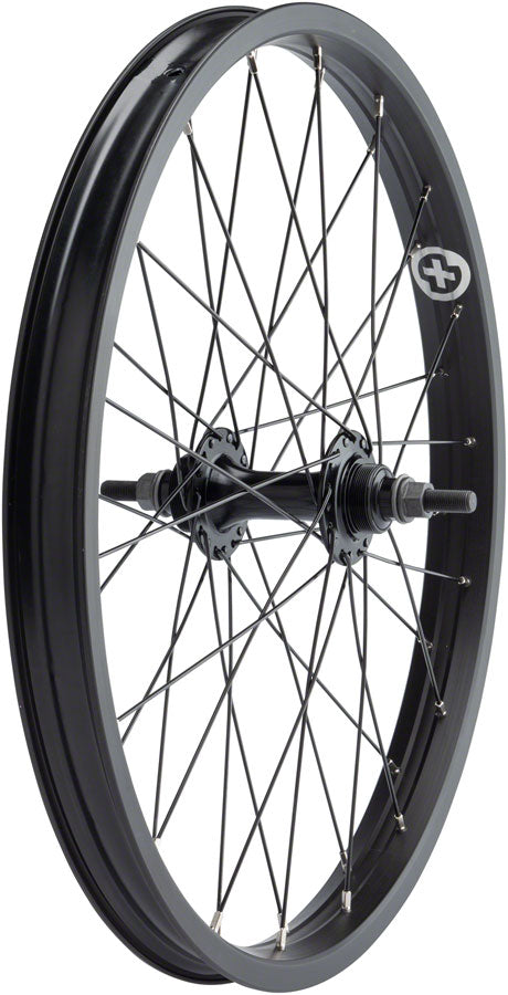 Salt Everest Rear Wheel - 20", 3/8" x 110mm, Rim Brake, Flip Flop, Black, Clincher
