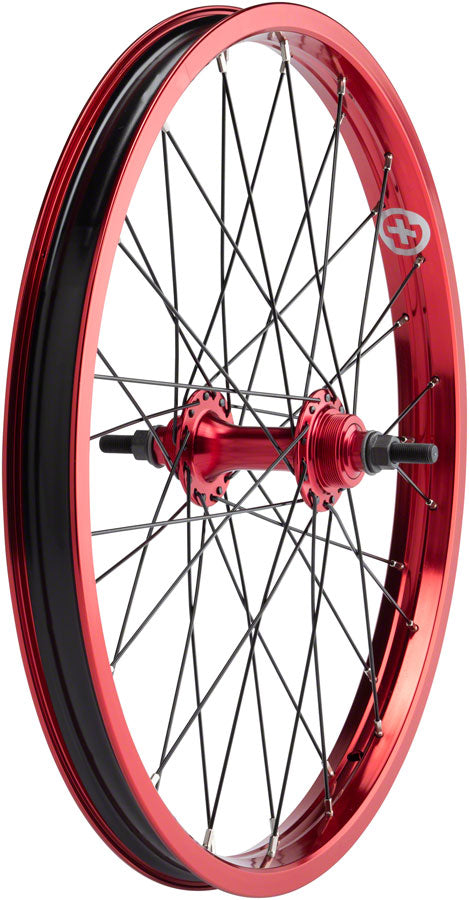 Salt Everest Rear Wheel - 20", 3/8" x 110mm, Rim Brake, Flip Flop, Red, Clincher