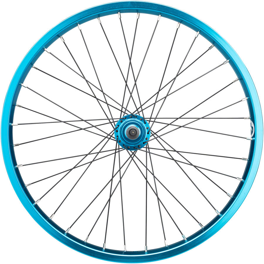 Salt Everest Rear Wheel - 20", 3/8" x 110mm, Rim Brake, Flip Flop, Blue, Clincher