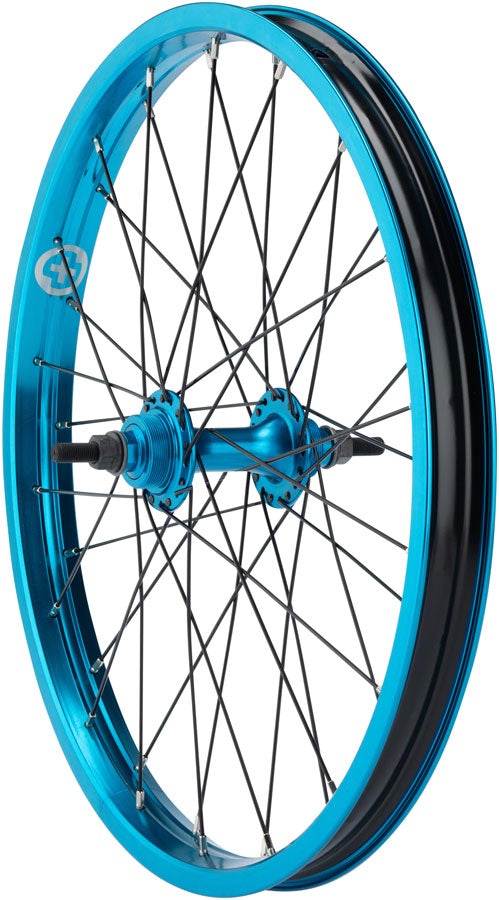 Salt Everest Rear Wheel - 20", 3/8" x 110mm, Rim Brake, Flip Flop, Blue, Clincher