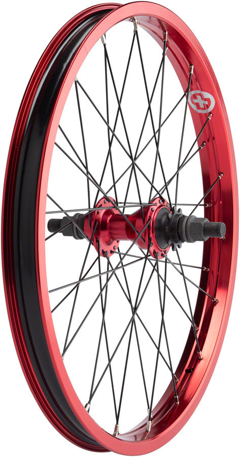 Salt Everest Rear Wheel - 20", 14 x 110mm, Rim Brake, Cassette, Red, Clincher