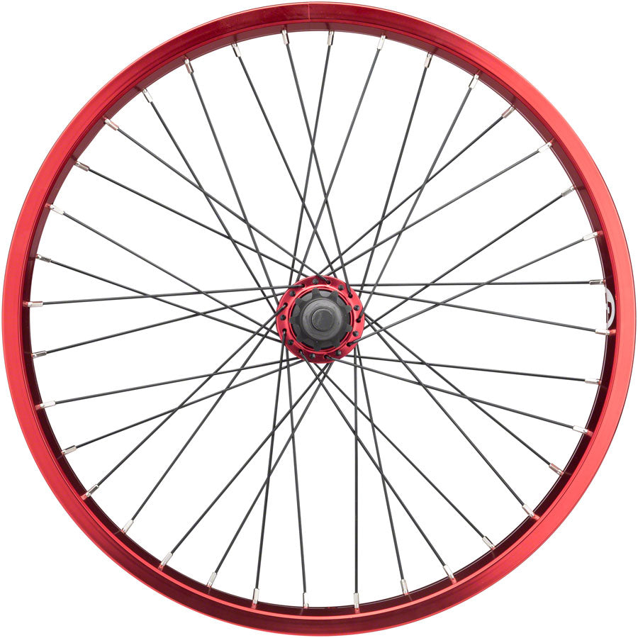 Salt Everest Rear Wheel - 20", 14 x 110mm, Rim Brake, Cassette, Red, Clincher