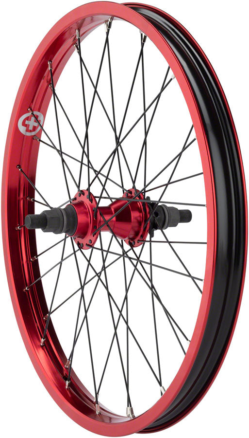 Salt Everest Rear Wheel - 20", 14 x 110mm, Rim Brake, Cassette, Red, Clincher