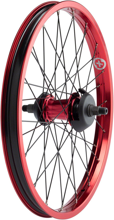 Salt Everest Rear Wheel - 20", 14 x 110mm, Rim Brake, Freecoaster, Red, Clincher