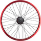 Salt Everest Rear Wheel - 20", 14 x 110mm, Rim Brake, Freecoaster, Red, Clincher