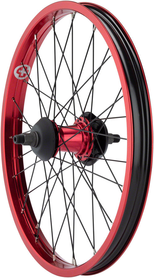 Salt Everest Rear Wheel - 20", 14 x 110mm, Rim Brake, Freecoaster, Red, Clincher