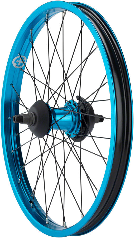 Salt Everest Rear Wheel - 20", 14 x 110mm, Rim Brake, Freecoaster, Blue, Clincher