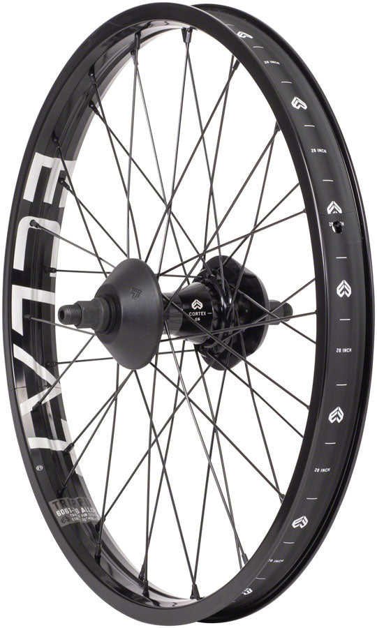 Eclat Trippin Rear Wheel - 20", 14 x 110mm, Rim Brake, Cassette, Black, Clincher, Cortex