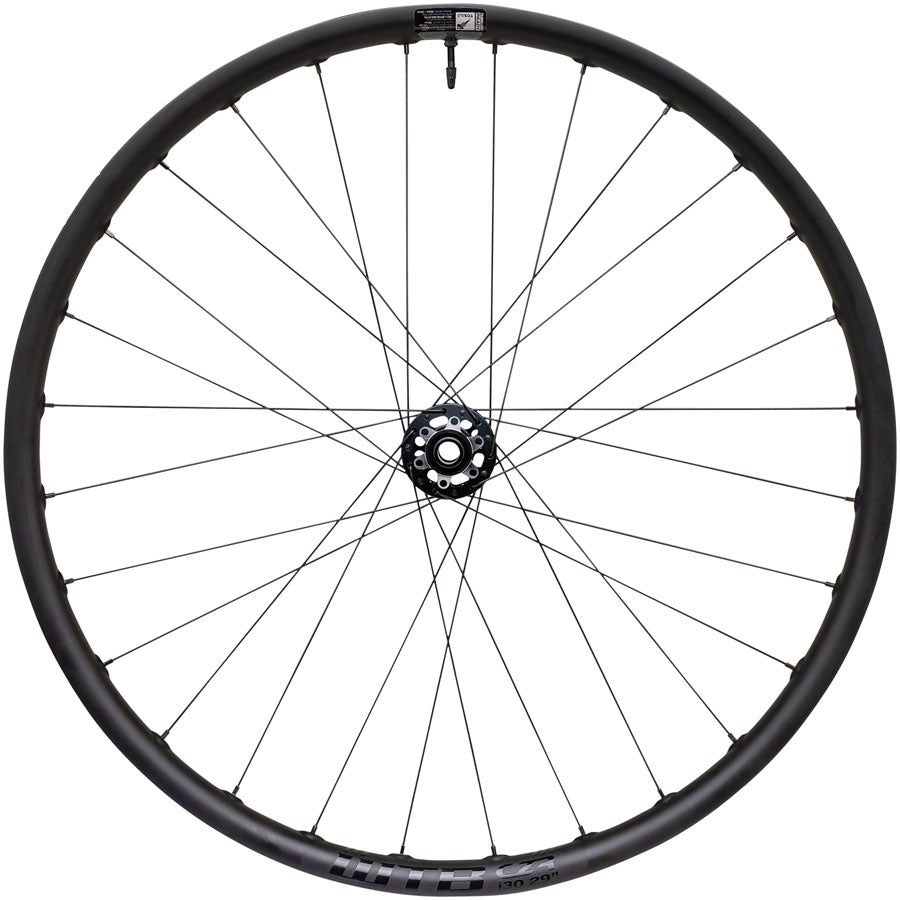 WTB CZR i30 Front Wheel - 29", 15 x 110mm, 6-Bolt, Black, 28H