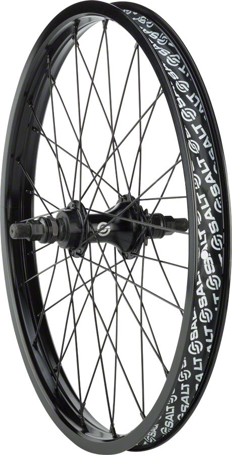 Salt Rookie Rear Wheel - 20", 14 x 110mm, Rim Brake, Cassette, Black, Clincher