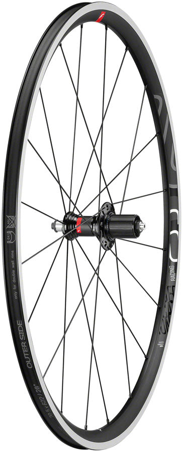 Fulcrum Racing 6 Wheelset - 700, QR x 100/130mm, Rim Brake, HG 11, Black, Clincher