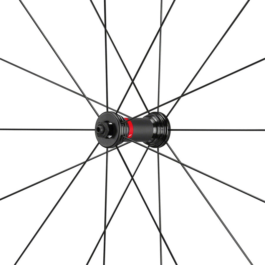 Fulcrum Racing 6 Wheelset - 700, QR x 100/130mm, Rim Brake, HG 11, Black, Clincher