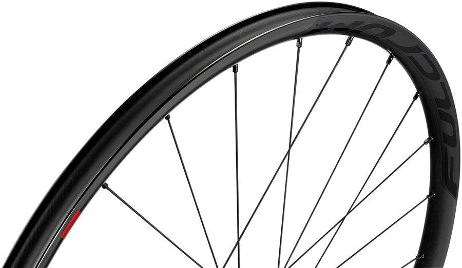 Fulcrum Rapid Red 5 DB Wheelset - 700, 12/15x100/142mm, Center-Lock, HG 11, Black, 2-Way Fit