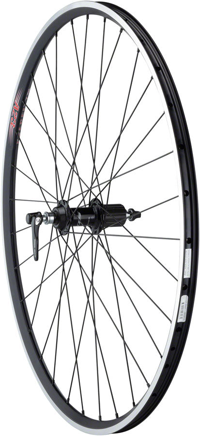 Velocity A23 Rear Wheel 700c QR x 130mm Rim Brake HG 11 Black Tubeless Compatible Clincher