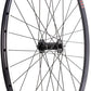 Velocity A23 Front Road Bike Wheel 650c QR x 100mm Rim Brake Black Tubeless Clincher