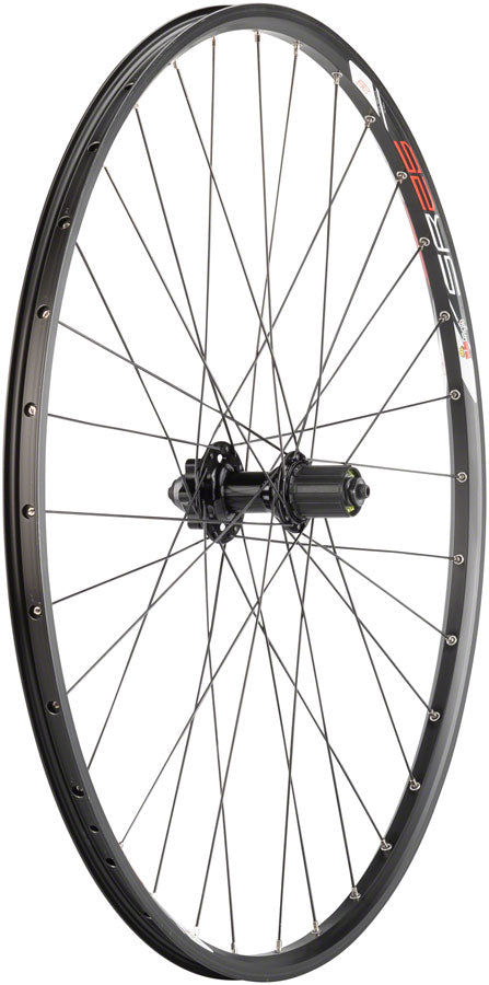 SunRingle SR25 29er Disc Brake Rear Wheel - 29", QR x 135mm, 6-Bolt, HG 10, Black, Clincher