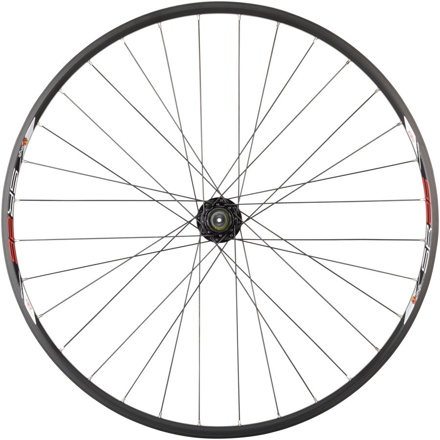 SunRingle SR25 29er Disc Brake Rear Wheel - 29", QR x 135mm, 6-Bolt, HG 10, Black, Clincher