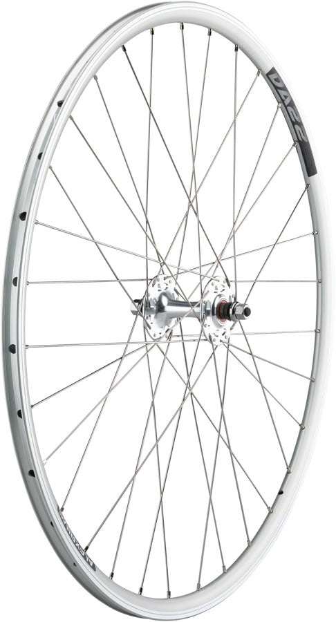 Alex Da22 Track Single Speed Fixie Front Wheel 700c 9x1 Threaded x 100mm Rim Brake Silver Clincher Cartridge