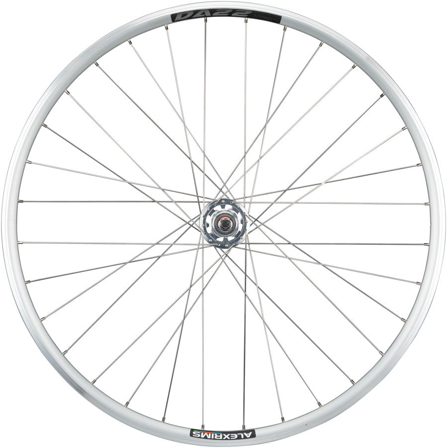 Alex DA22 Rim - Track Single Speed Bike Rear Wheel - 700c 1 Fixed/Freewheel Silver, Clincher, Sealed