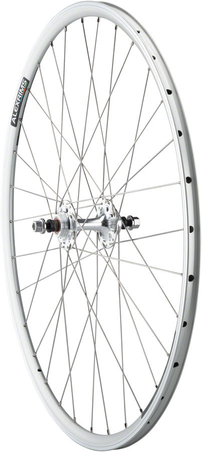 Alex DA22 Rim - Track Single Speed Bike Rear Wheel - 700c 1 Fixed/Freewheel Silver, Clincher, Sealed