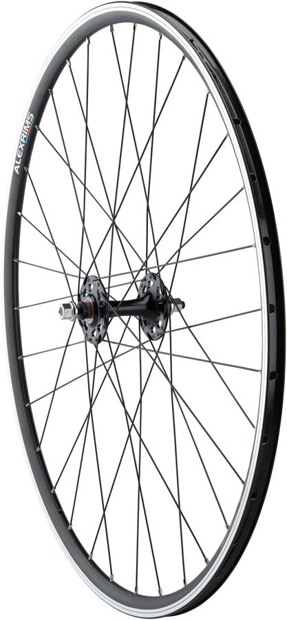 Alex DA22 rim Track Bike Fixed Gear Track Front Wheel - 700, 9x1 Threaded x 100mm, Rim Brake, Black, Clincher