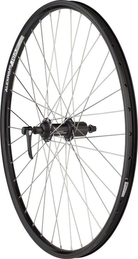 Alex Rims DH19 MTB Mountain Bike Rear Wheel 26" QR x 135mm Rim Brake Shimano Deore Clincher 36H