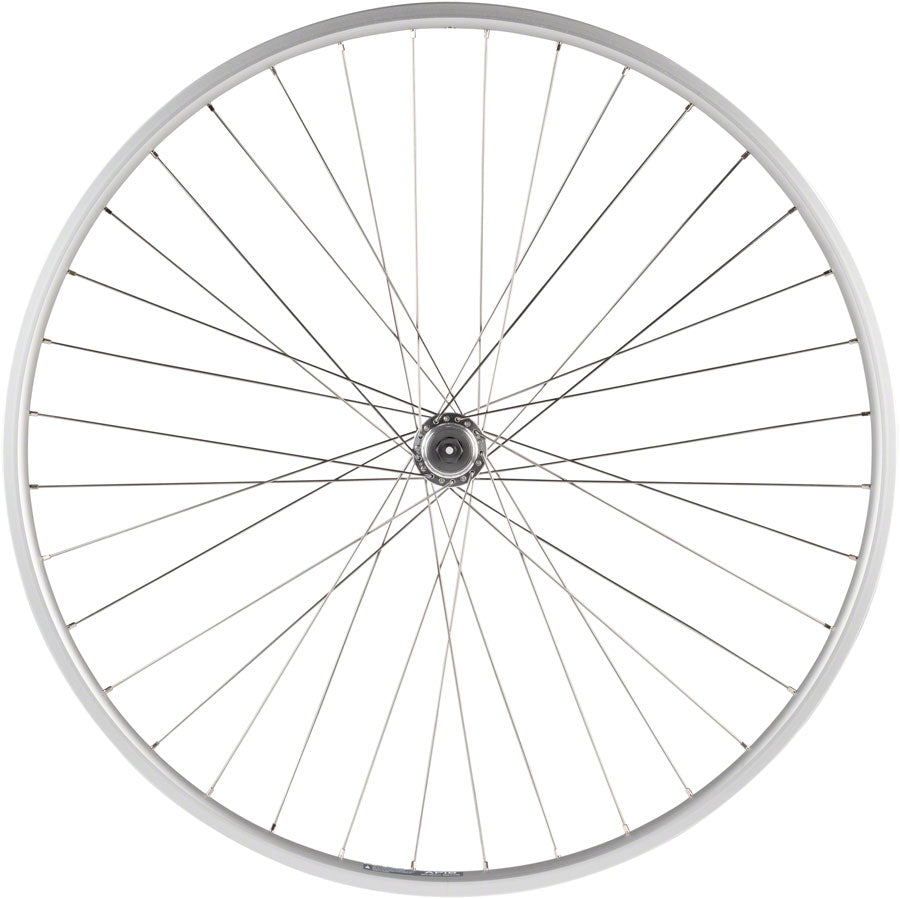 Sun Rims Vintage Style Bike Rear Wheel - 27", QR x 130mm Rim Brake Freewheel Silver Clincher