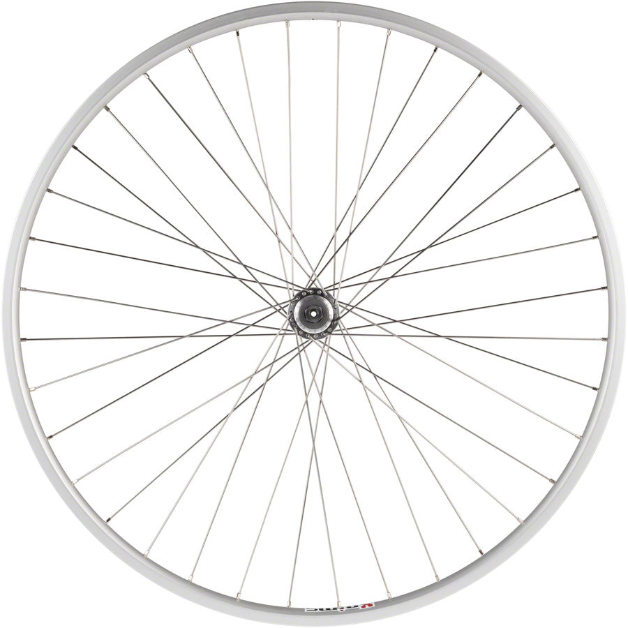 Sun Rims Vintage Style Bike Rear Wheel - 27", QR x 130mm Rim Brake Freewheel Silver Clincher