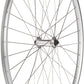 Sun Rims Vintage Style Road Bike Front Wheel 27" QR x 100mm Rim Brake Silver Clincher