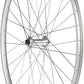 Sun Rims Vintage Style Road Bike Front Wheel 27" QR x 100mm Rim Brake Silver Clincher