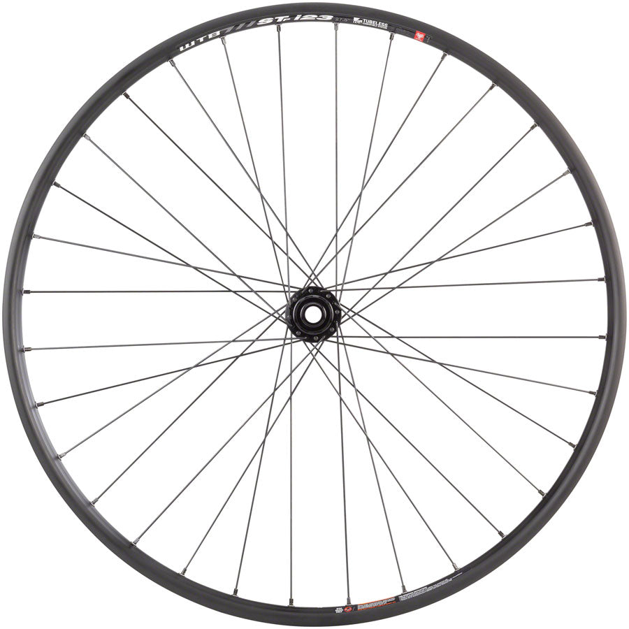 WTB ST i23 TCS Disc Front Wheel - 27.5" 650b 15 x 110mm Boost ,Center-Lock, Black