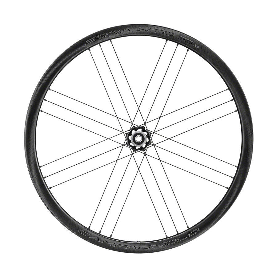 Campagnolo BORA WTO 33 Front Wheel - 700c, 12 x 100mm, Center-Lock, 2-Way Fit, Dark Label