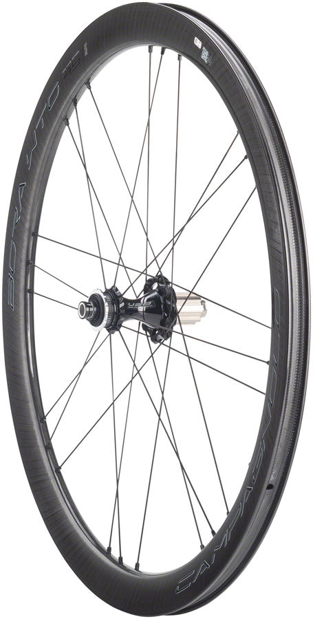 Campagnolo BORA WTO 45 Rear Wheel - 700, 12 x 142mm, Center-Lock, 2-Way Fit, Dark Label