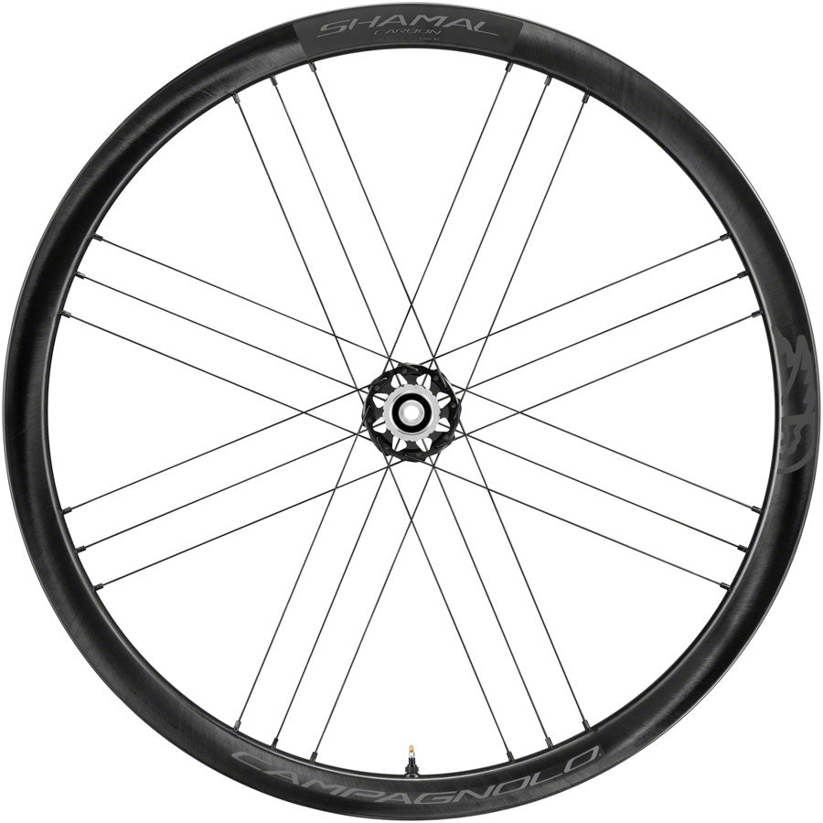 Campagnolo SHAMAL Carbon Disc Front Wheel - 700, 12 x 100mm, Centerlock, Black