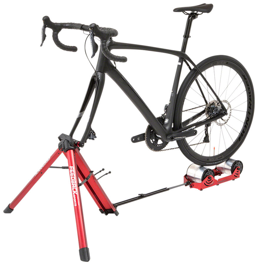 Feedback Sports Omnium Over-Drive Rear Wheel Trainer - Fork Mount, Progressive Resistance, Red